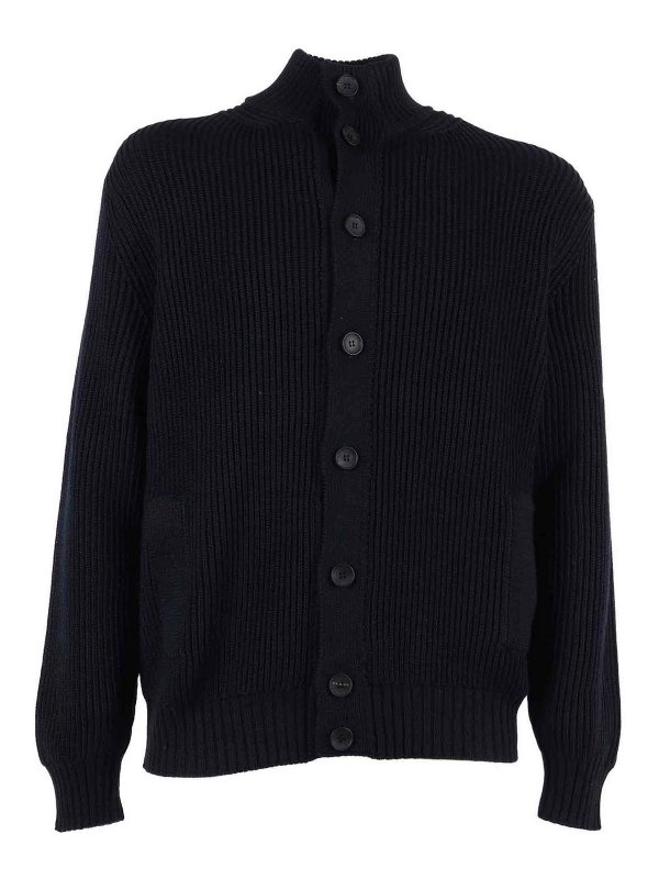 FILIPPO DE LAURENTIIS: カーディガン - カーディガン - ブルー
