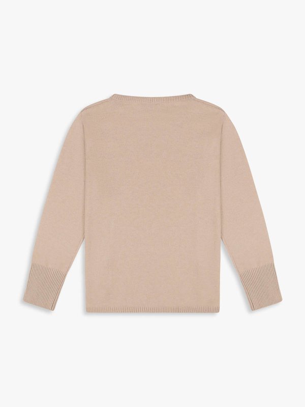 The Best Shops Kangra Cashmere: クルーネック - クルーネック - ベージュ