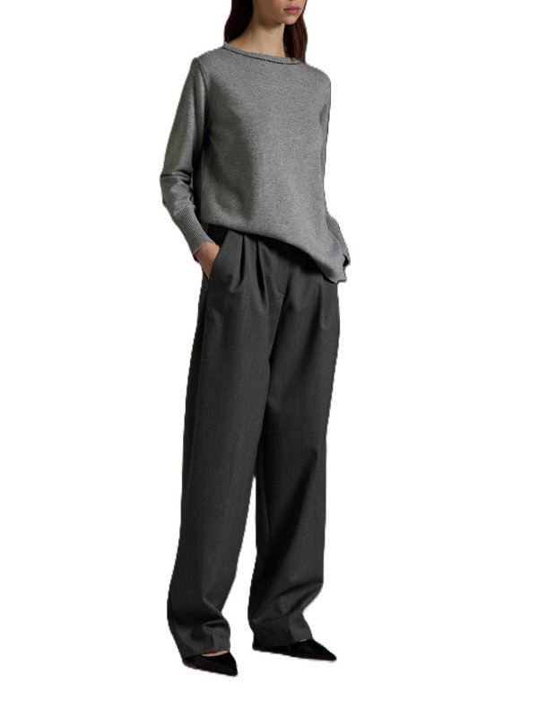 Kangra Cashmere: クルーネック online - クルーネック - ヌードカラー