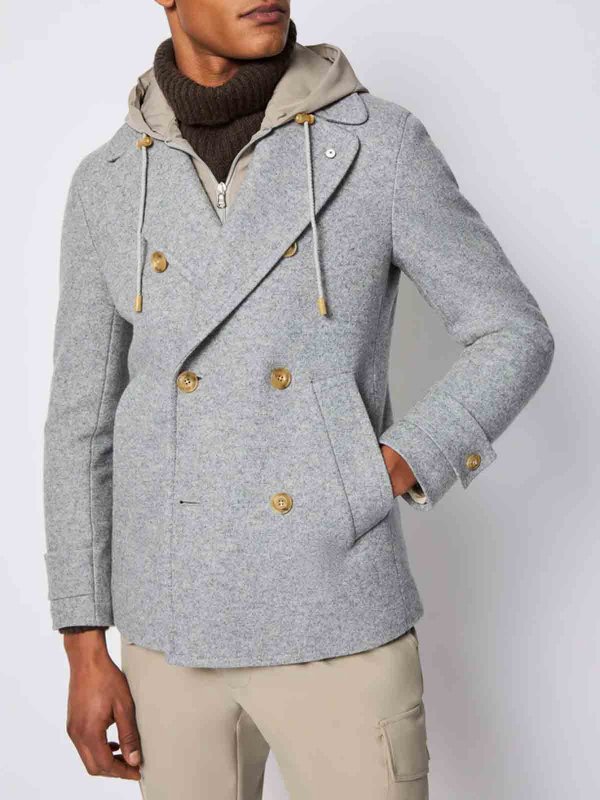 L.B.M 1911: ニーレングスコート online - 膝丈コート - グレー