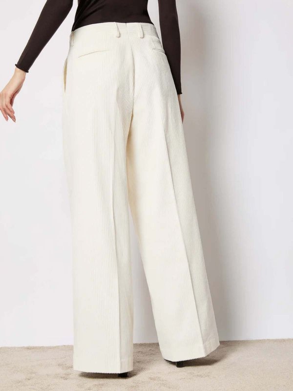 The Best Shops L.B.M 1911: pantaloni casual - Pantaloni Elisa Larghi Bianchi