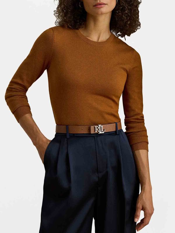 The Best Shops LAUREN RALPH LAUREN: クルーネック - クルーネック - オレンジ