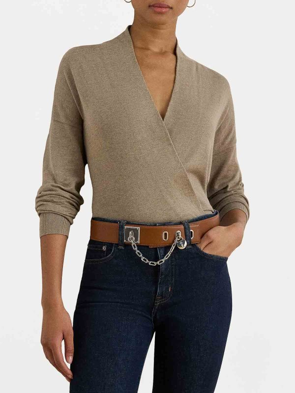 The Best Shops LAUREN RALPH LAUREN: クルーネック - クルーネック - クリーム