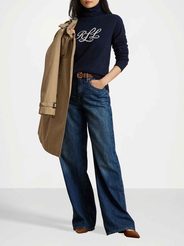 LAUREN RALPH LAUREN: クルーネック online - クルーネック - ブルー