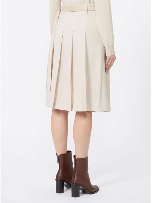 Midirock - Beige shop online: MAX MARA STUDIO