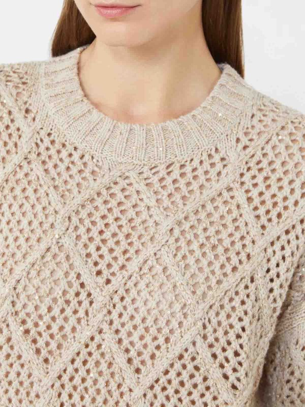 MAX MARA STUDIO buy online Rundhalspullover - Beige