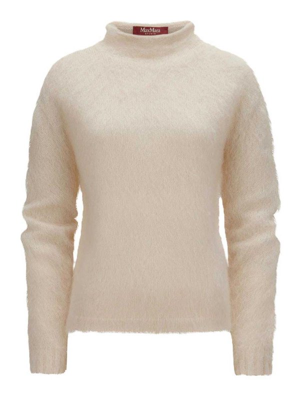 MAX MARA STUDIO: Sudaderas y suéteres - Sudadera - Beis