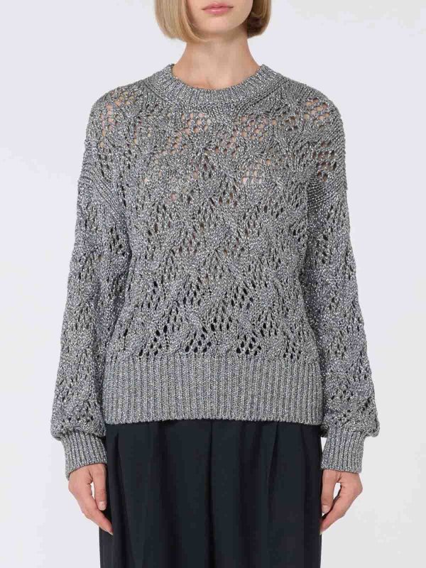 The Best Shops MAX MARA STUDIO: クルーネック - クルーネック - グレー