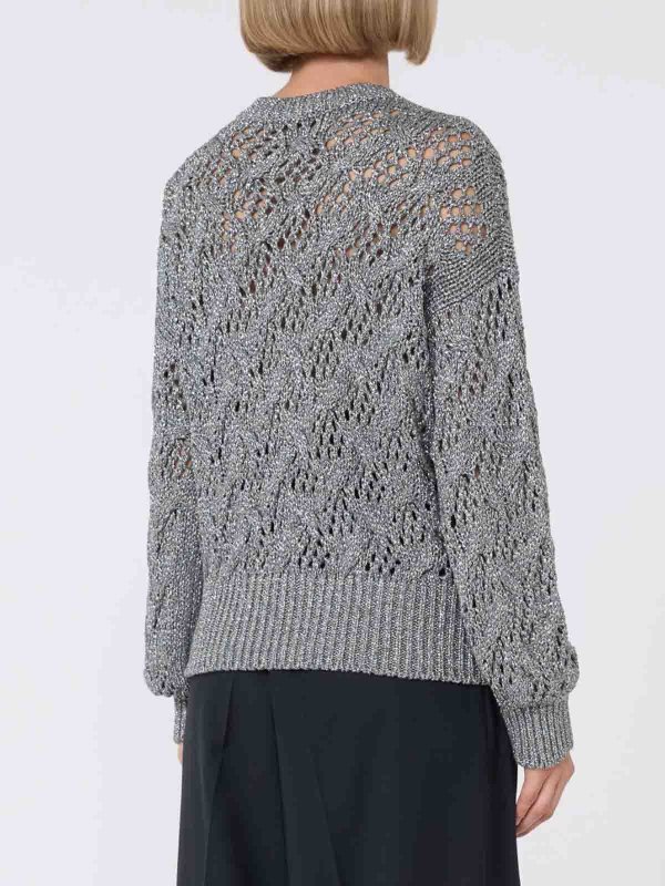 クルーネック - グレー shop online: MAX MARA STUDIO