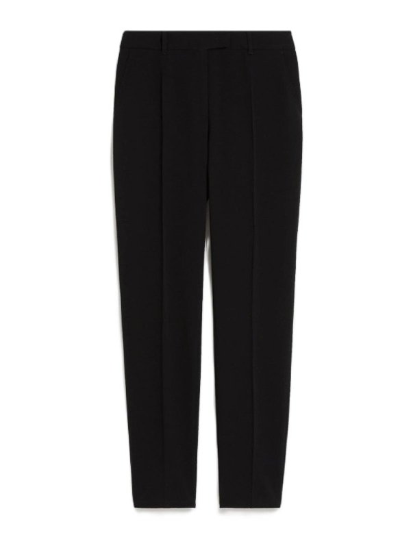 MAX MARA STUDIO: テーラードトラウザー - テーラードパンツ - 黒