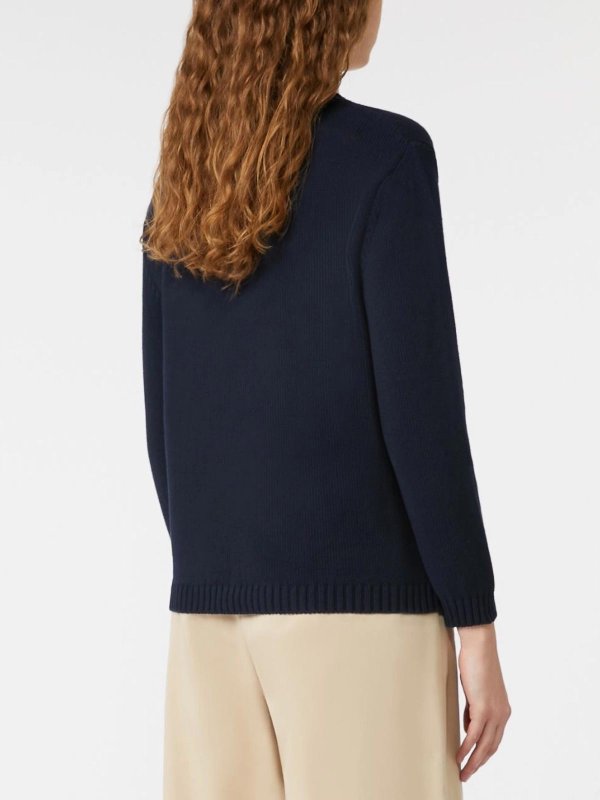 Rundhalspullover - Blau shop online: WEEKEND MAX MARA