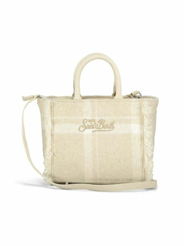 MC2 SAINT BARTH: Handtaschen online - Shopper - Beige