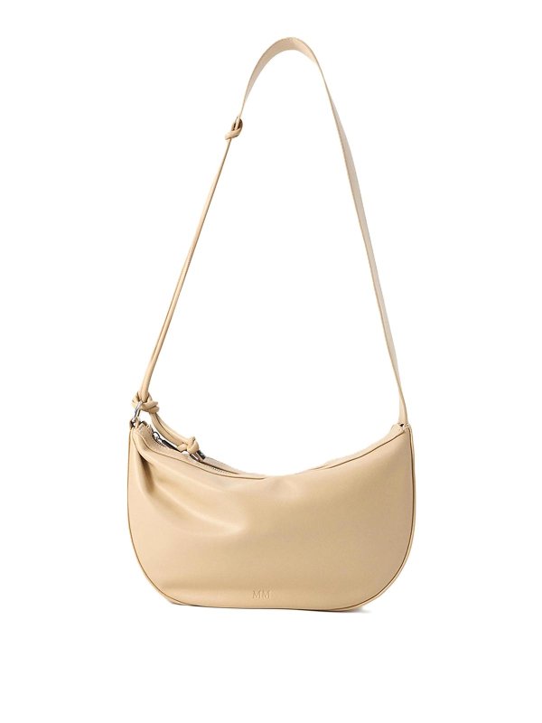 Max Mara: Schultertaschen - Schultertasche - Beige