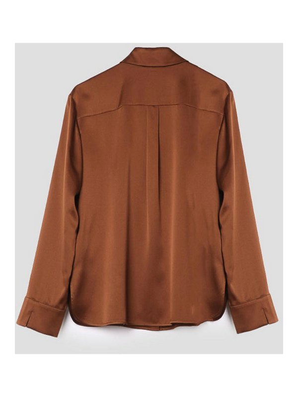 Max Mara: Camisas online - Camisa - Marrón