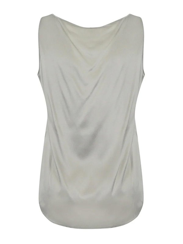 Max Mara: Tops y camisetas sin mangas online - Top - Gris