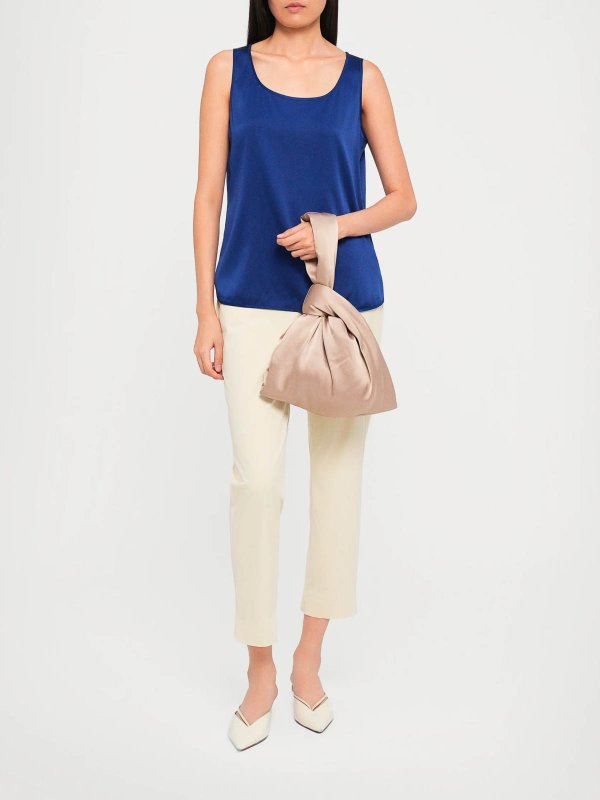 Max Mara: Tops y camisetas sin mangas online - Top - Azul