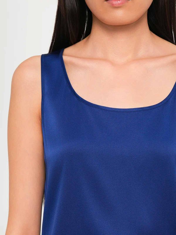 Tops y camisetas sin mangas shop online Top - Azul
