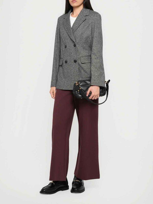 Max Mara: カジュアルトラウザー online - カジュアルパンツ - ダークレッド