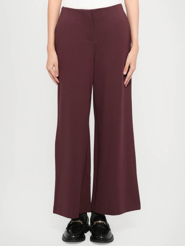 The Best Shops Max Mara: カジュアルトラウザー - カジュアルパンツ - ダークレッド