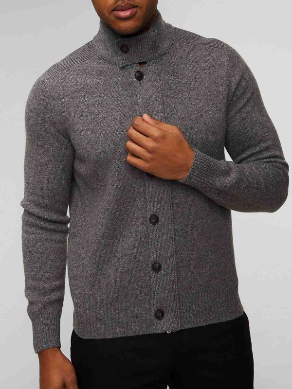 The Best Shops Paolo Fiorillo: カーディガン - カーディガン - グレー