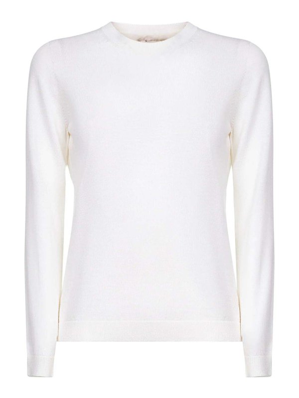 Paolo Fiorillo: クルーネック - クルーネック - 白