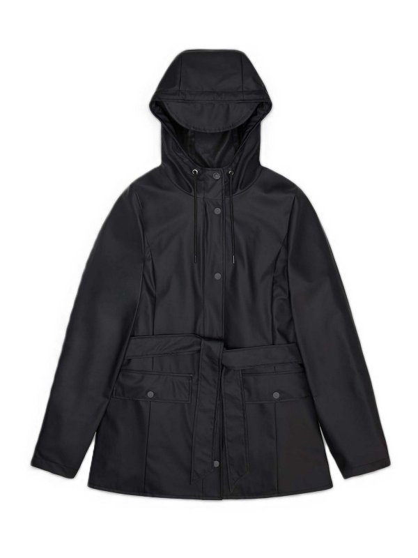 RAINS: カジュアルジャケット - カジュアルジャケット - 黒