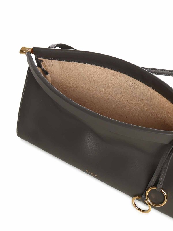 Borsa media in pelle Le Click East West Replica 
online: Alaïa