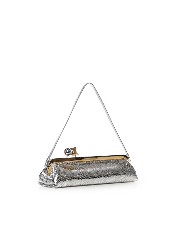 JACQUEMUS: クラッチバッグ online - クラッチバッグ - 銀