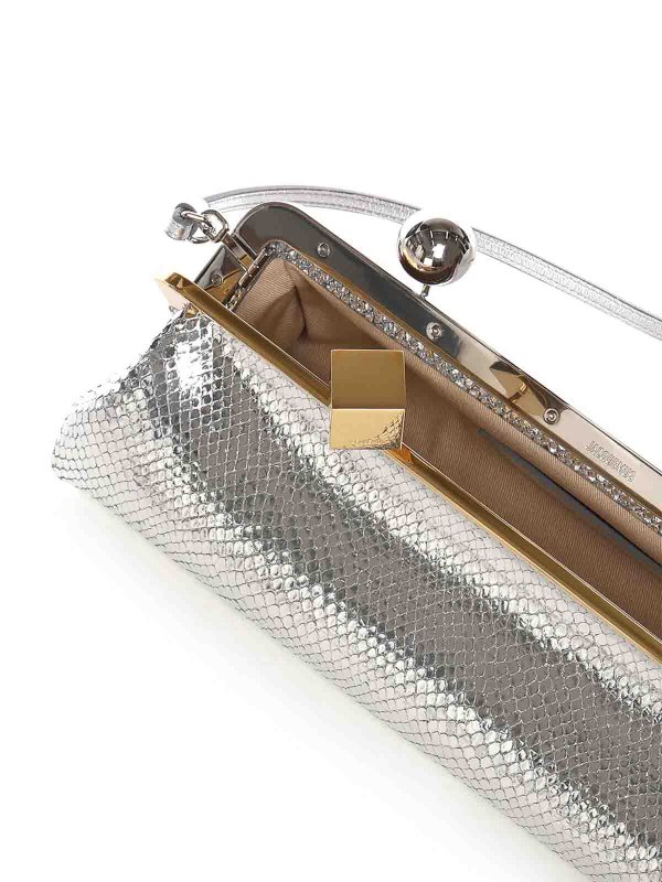 クラッチバッグ - 銀 shop online: JACQUEMUS