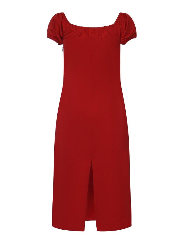 The Best Shops MIU MIU: short dresses - Cotton Dress With Logo