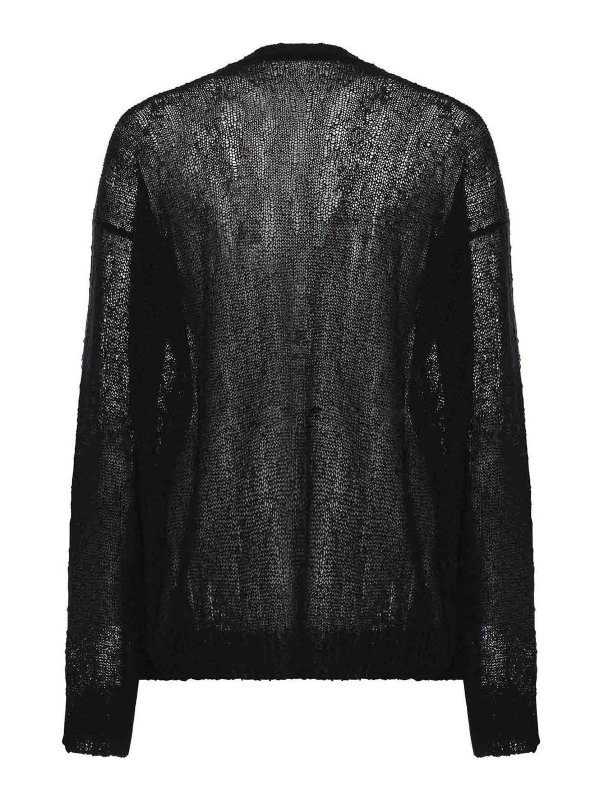 The Best Shops ANN DEMEULEMEESTER: クルーネック - クルーネック - 黒