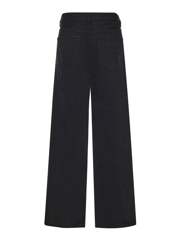 The Best Shops ANN DEMEULEMEESTER: ベルボトムジーンズ - フレアジーンズ - 黒