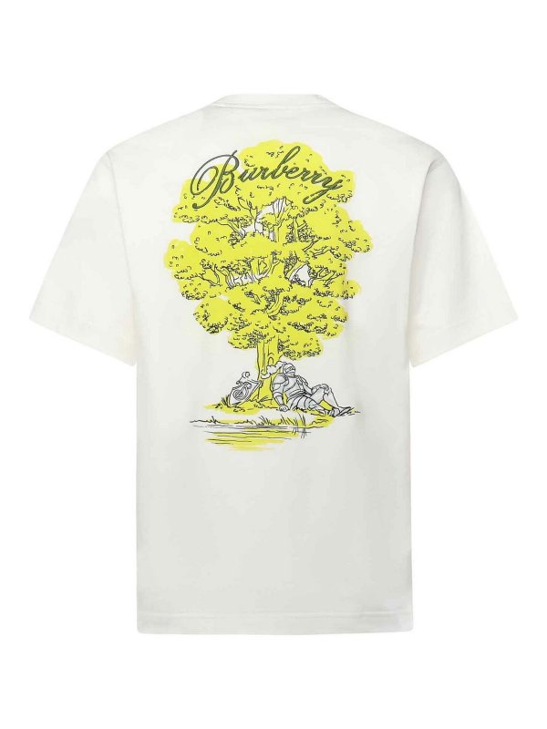 The Best Shops BURBERRY: t-shirts - Sleeping Knight Cotton T-Shirt