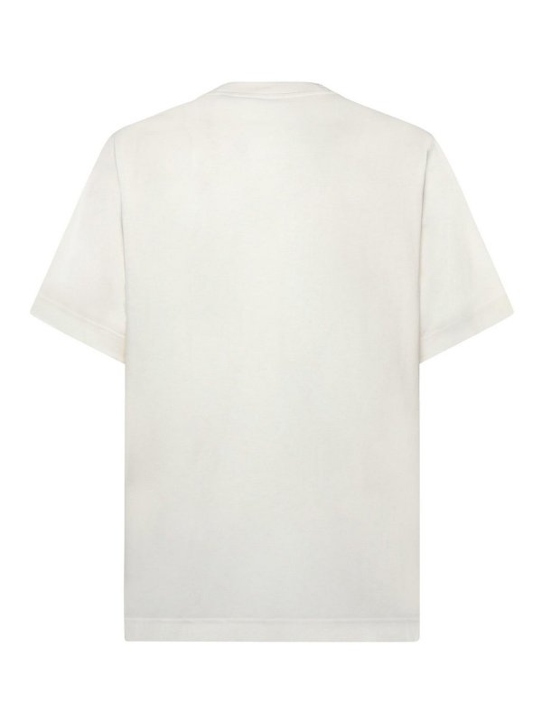 The Best Shops BURBERRY: t-shirts - Cotton T-Shirt With Ekd Design