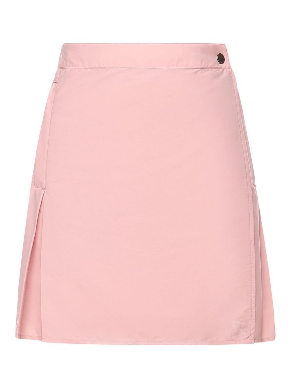 BURBERRY: ミニスカート - ミニスカート - ヌードカラー