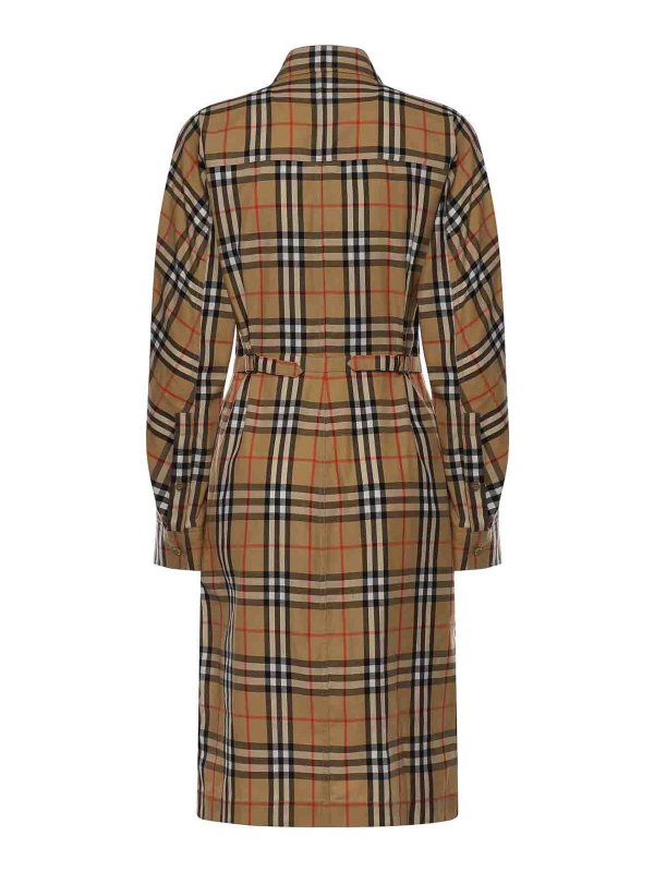 The Best Shops BURBERRY: abiti al ginocchio - Vestito  a camicia a quadri