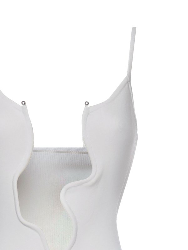 CHRISTOPHER ESBER: ニーレングスドレス online - 膝丈ドレス - 白