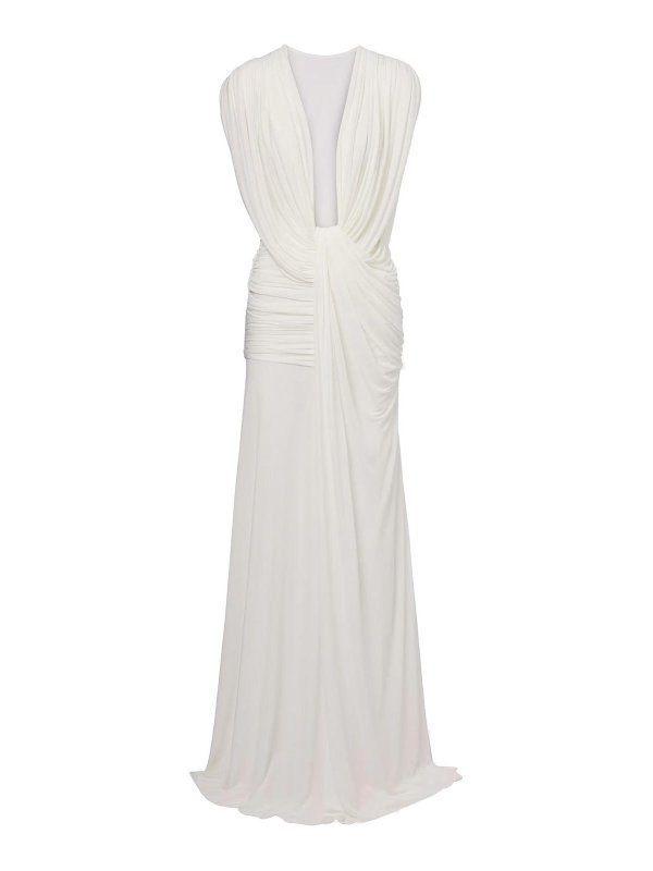 CHRISTOPHER ESBER: Maxikleider - Maxikleid - Weiß