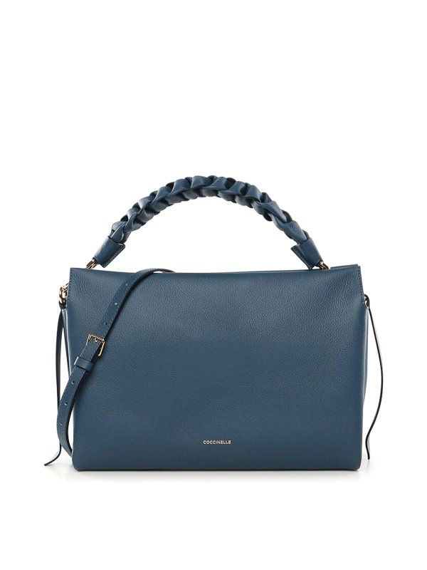 COCCINELLE: ショルダーバッグ - ショルダーバッグ - ブルー