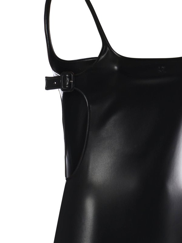 Courreges: Tops y camisetas sin mangas online - Top - Negro