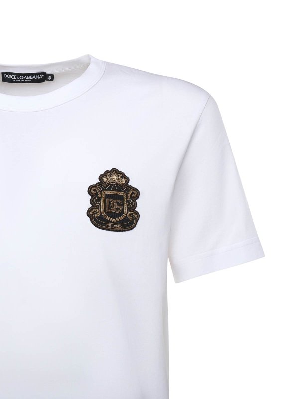 DOLCE & GABBANA: Camisetas online - Camiseta - Blanco