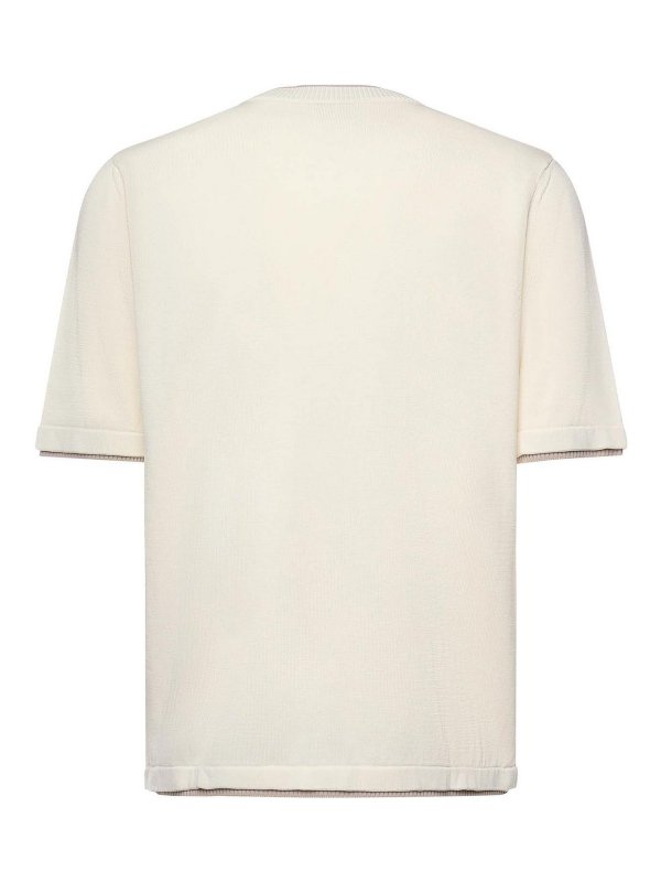 The Best Shops ELEVENTY: T-shirts - T-Shirt - Weiß