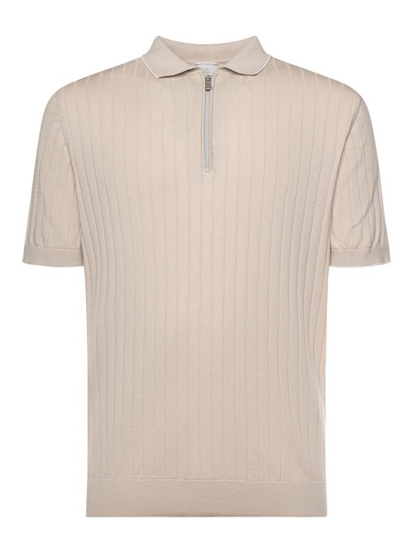 ELEVENTY: ポロシャツ - ポロシャツ - グレイッシュブラウン