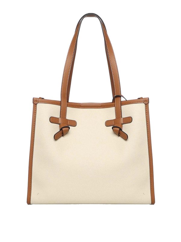 GIANNI CHIARINI: トートバッグ - トートバッグ - キャメル