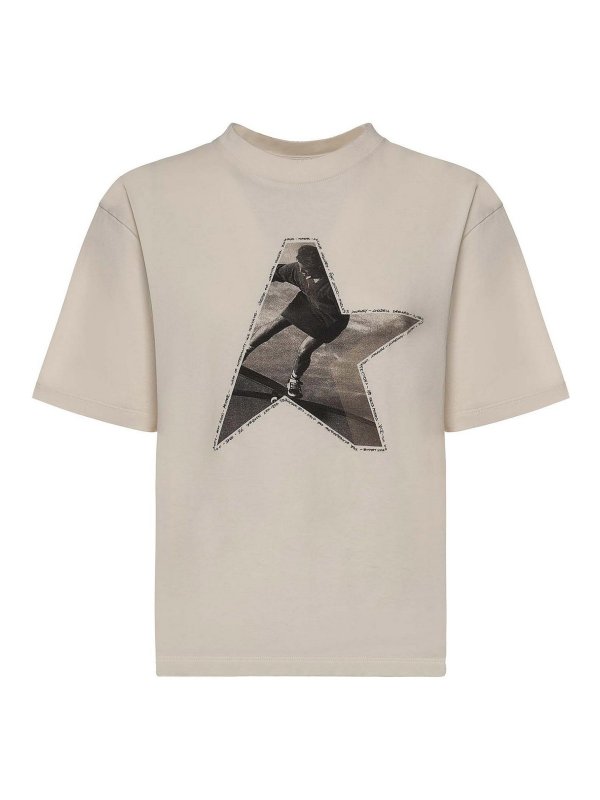 GOLDEN GOOSE: Camisetas - Camiseta - Blanco