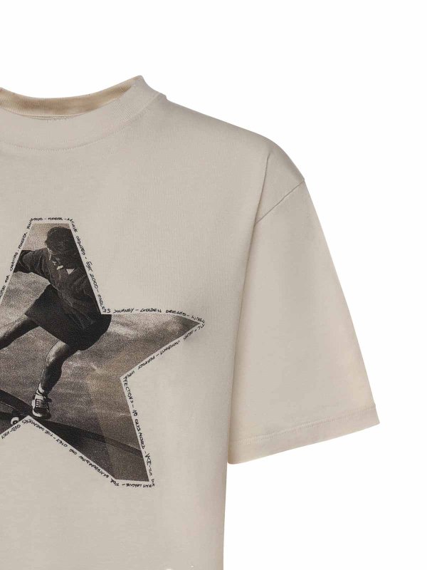 GOLDEN GOOSE: Camisetas online - Camiseta - Blanco