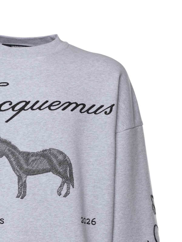 JACQUEMUS: Sudaderas y suéteres online - Sudadera - Gris