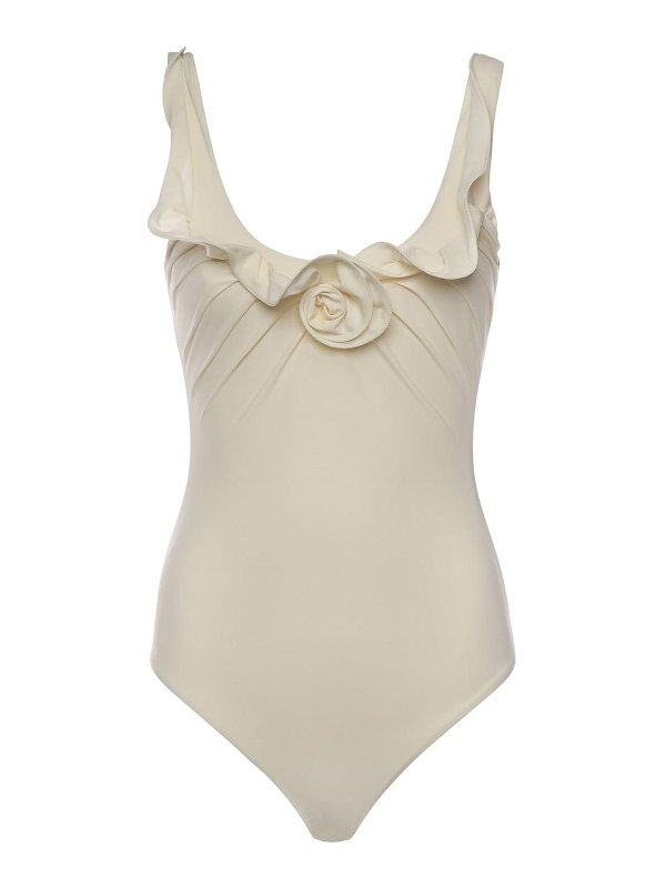 MAGDA BUTRYM: 水着 - スイムショーツ/スイムトランクス - 白