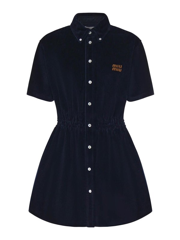 MIU MIU: short dresses - Corduroy Dress
