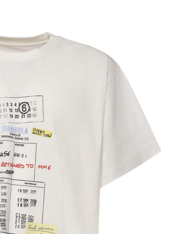 MM6 MAISON MARGIELA: Tシャツ online - Tシャツ - ベージュ